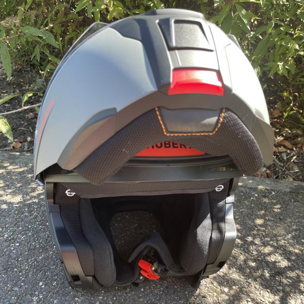 Schuberth C5 flipped up