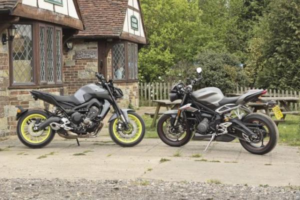 Triumph Street Triple 765 RS and Yamaha MT-09