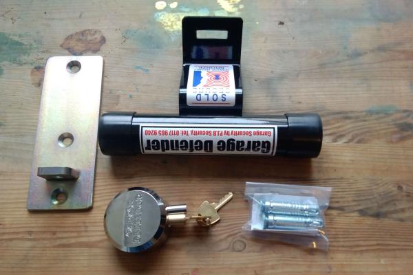 First impressions: PJB ‘Garage Defender Master’ and padlock, £63.00