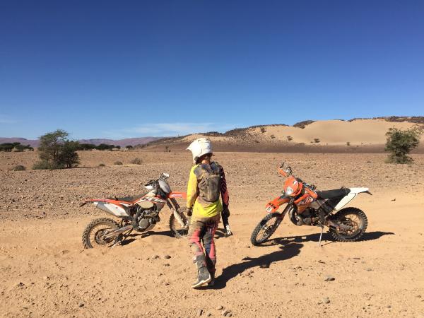 Morocco KTM crash