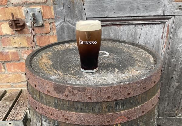 A pint of Guinness