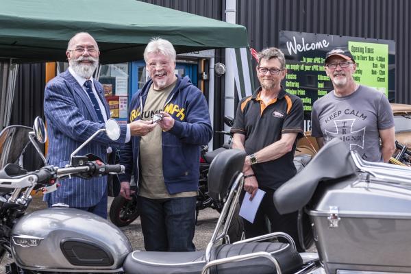 Norman Hyde, Simon Weston, 'Hank' Hancox &amp; Robin Davies (both of Trike Design)