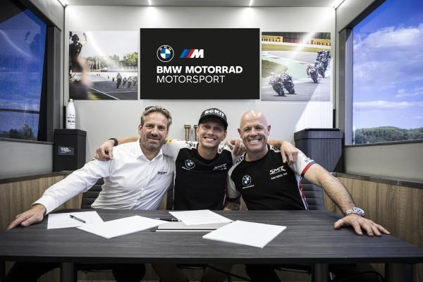 Michael van der Mark signs to remain at BMW in 2025. - BMW