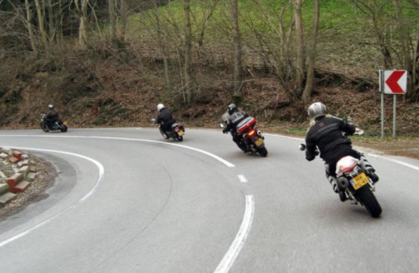 Motorcycle cornering