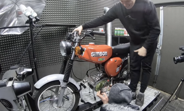 working transparent 2-stroke engine