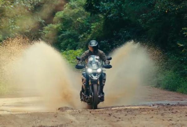 Ricky Carmichael tears it up on the new Triumph Triger 1200 