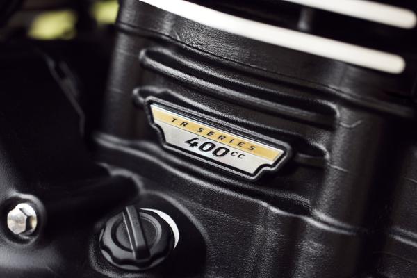 The engine of the new Triumph 400s