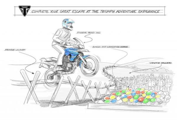 Triumph Adventure school in WalesApril Fool