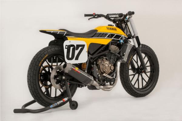 Yamaha MT-07 flat track motorcycle