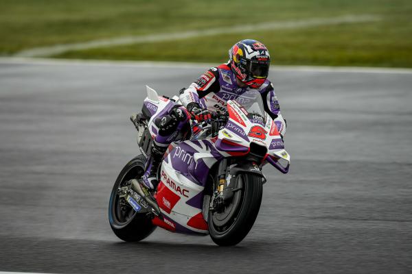 Johann Zarco wearing a Shark Race R-Pro GP 06