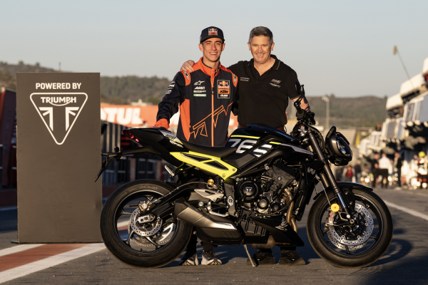 Pedro Acosta, Steve Sargent, 2023 Triumph Triple Trophy