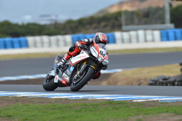 WSBK test times from Phillip Island