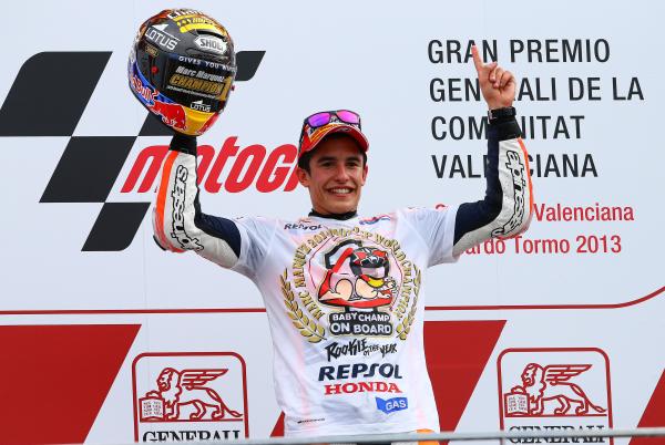 Marquez becomes youngest MotoGP World Champion