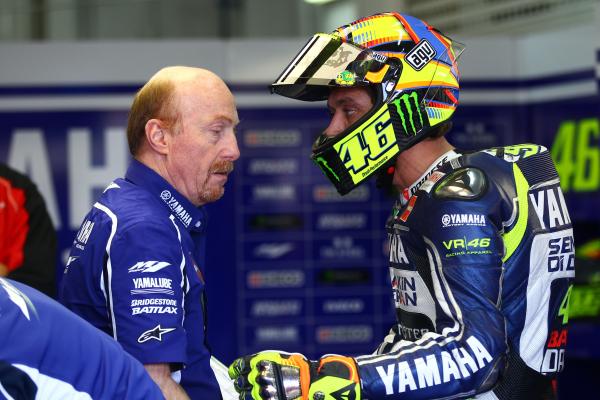 Rossi tests the 2014 YZR-M1