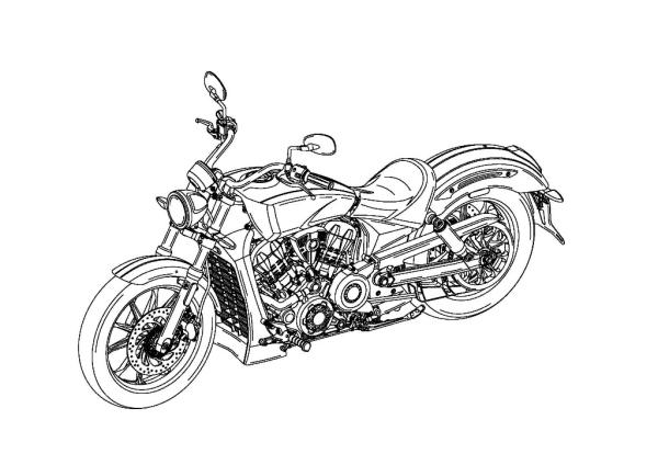 Victory patents new liquid-cooled cruiser