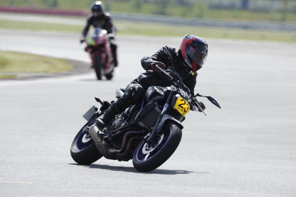 Yamaha MT-07 at the California Superbike School