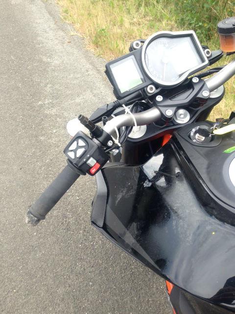 Road test: How I crashed a KTM 1290 Super Duke R