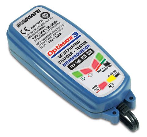 New: OptiMate 3 Global battery charger