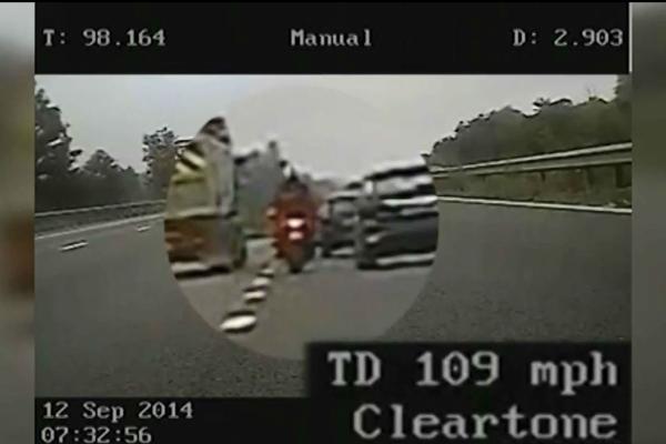 Video: fastest ever recorded UK speeder with pillion