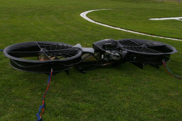 BMW-powered hoverbike has lift off