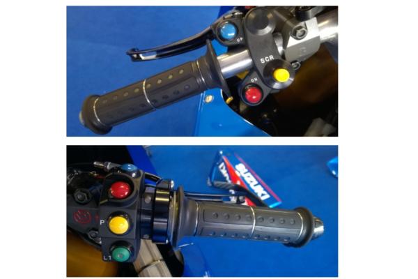 Suzuki's MotoGP Xbox handlebars