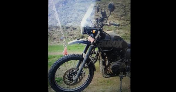 Royal Enfield Himalayan spied