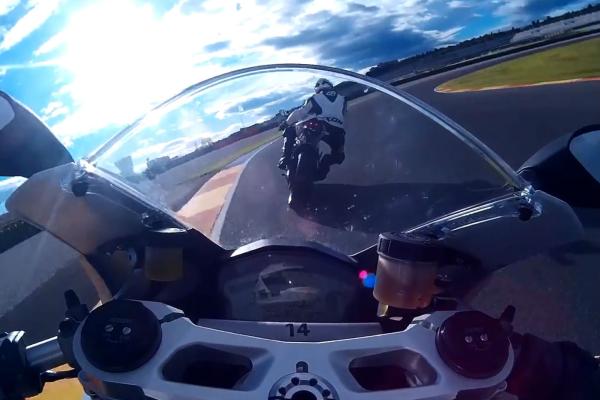 Ducati 959 Panigale launch - onboard track session