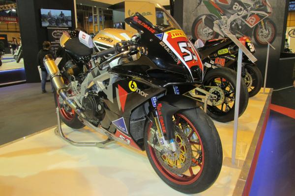 Factory-built Superstock-spec RSV4-RF for £21,140