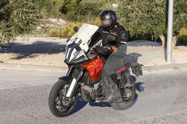 Updated KTM 1190 Adventure spotted on test