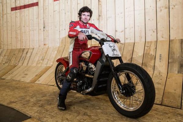 Guy Martin breaks Wall of Death speed record live on TV