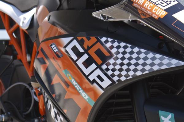 How hard can it be to ride a KTM RC Cup bike to glory?