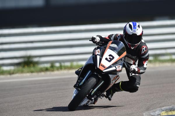 How hard can it be to ride a KTM RC Cup bike to glory?