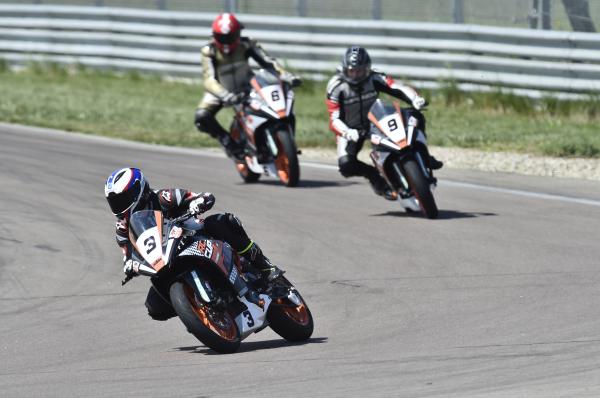 How hard can it be to ride a KTM RC Cup bike to glory?