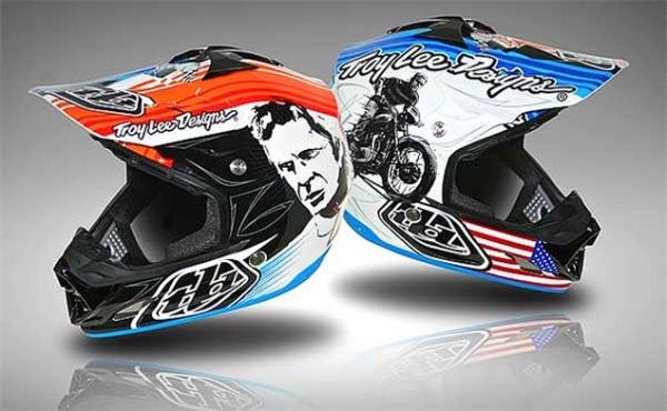 Troy Lee unveil Steve McQueen tribute helmets