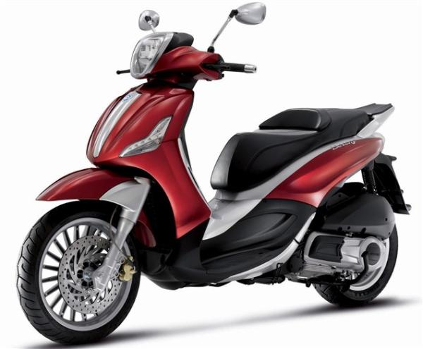 Electric water cooling for new Piaggio Beverly