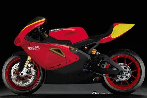 21st Century Ducati Hypermono concept