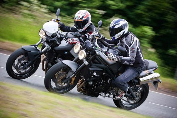 Chalk & Cheese, Niall & Whit, Triumph Street Triple R & BMW F800R