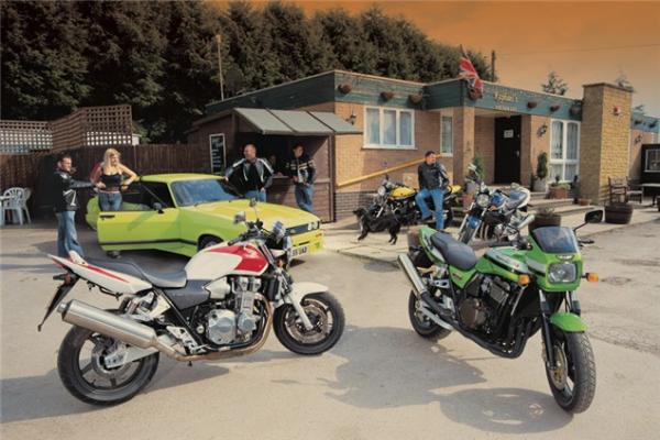 Retro Cool: Honda CB1300, Yamaha XJR1300, Kawasaki ZRX1100, Suzuki GSX1400