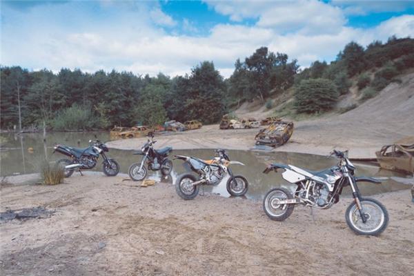 CCM RM30, KTM 520EXC, KTM Duke II, VOR 503SM