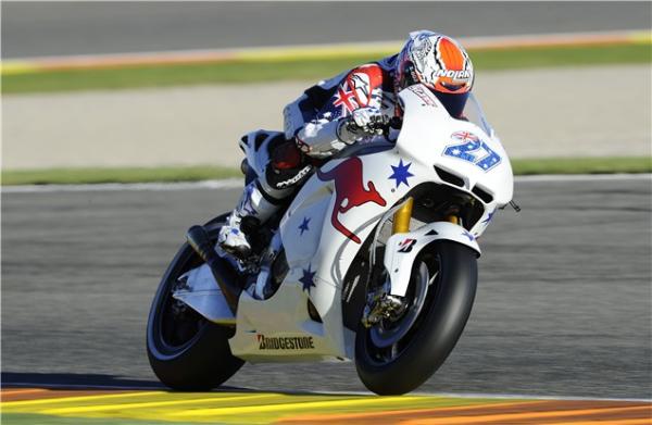 Gallery: Stoner impresses on Honda at Valencia