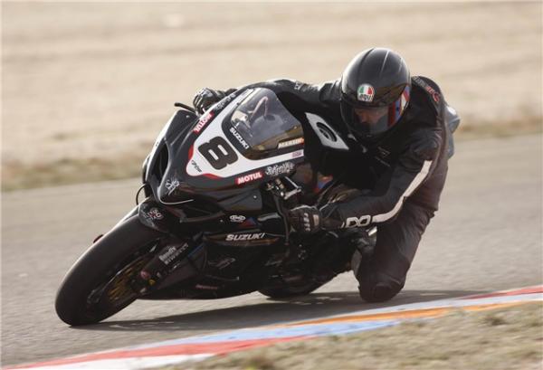 Martin gets first taste of TAS GSX-R1000