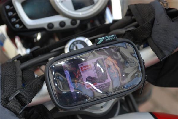 Ultimate Addons iPhone motorcycle mount - review