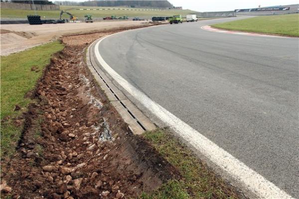 Donington Park: Diggers get busy