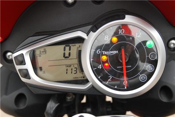 Triumph's 2011 Speed Triple dash explained