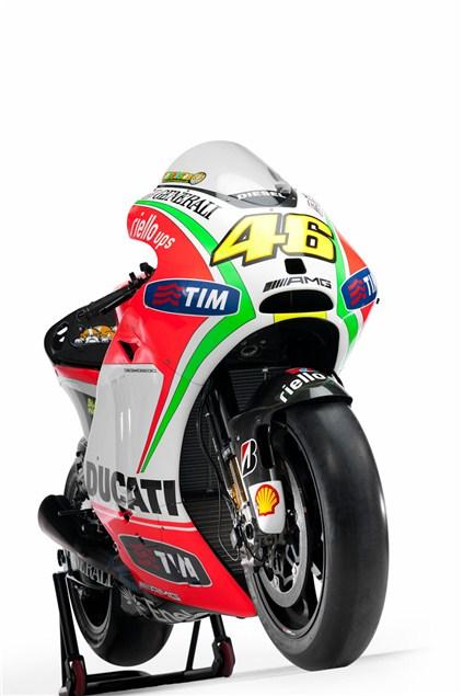 First Look: Rossi's Desmosedici GP12