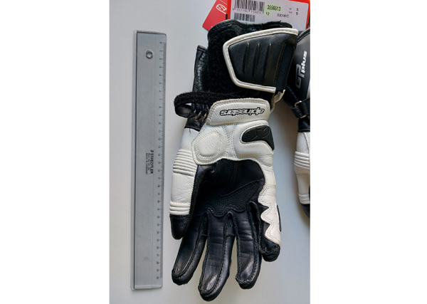 Alpinestars GP Plus BL/WH gloves. - European Commission.