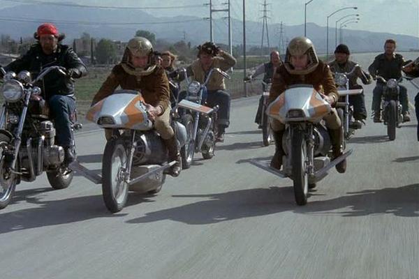 Battlestar Galactica Flying Motorcycles