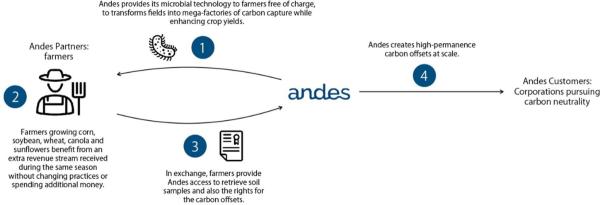 Andes carbon capture flow chart