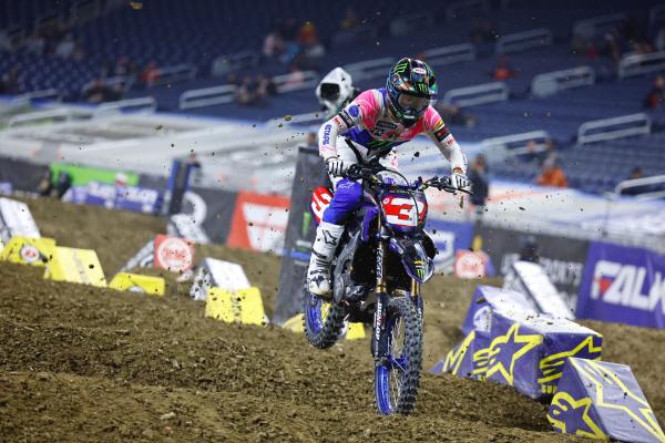 Eli Tomac, 2022 Detroit Supercross. - Yamaha Racing