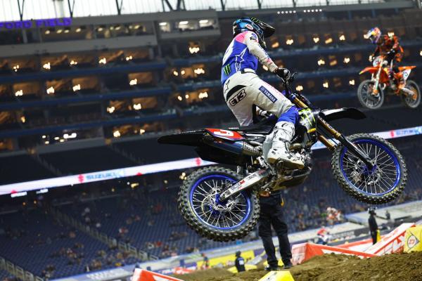 Eli Tomac, 2022 Detroit Supercross. - Yamaha Racing